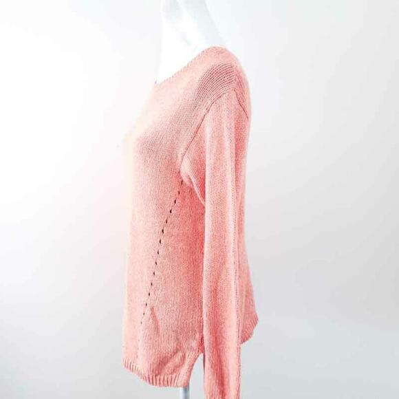 J. Jill Sweater Orange Long Small Missy Cotton Spring Color Excellent Condition - Picture 4 of 7